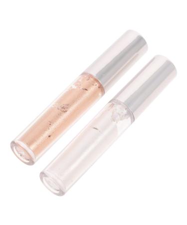 PAMINGONO 2pcs Liquid Eyeshadow Highlighter Liquid Long Lasting Eyeshadow Makeup Product Glitter Eyeshadow Shimmer Eyeshadow Sparkly Eyeshadow Liquid Glitter Eye Cosmetics Makeup Stuff