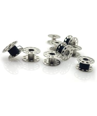 25 Pcs Metal Bobbins with Storage Box - A Class 15 Universal Bobbins for Sewing Machine - Compatible with Brother, Janome, Singer, Bernina, and More by LeBeila - Buy Online on GoSupps.com