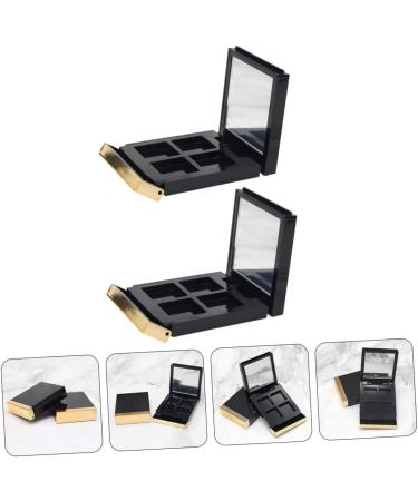 FOMIYES 4 Pcs Eye Shadow Box Traveling Makeup Case Eye Make up Pallet Empty Makeup Case Loose Powder Square 6.15x5.09cmx2pcs As Shownx2pcs - Buy Online on GoSupps.com