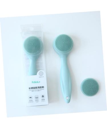 Angoily Manual Blackhead Removal Brush 2 Sets Cleansing Brush Face Wash Brush Silicone Face Scrubbers Exfoliator Facial Scrub Brush Silicone Silicone Face Brush - Buy Online on GoSupps.com