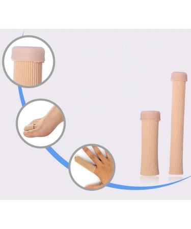 MQUPIN Gel Toe Caps - Large (Pack of 4) | Toe Tube Cuttable Finger Cap Covers for Corns, Blisters, Calluses | Soft Gel Corn Pad Protectors - Buy Online on GoSupps.com