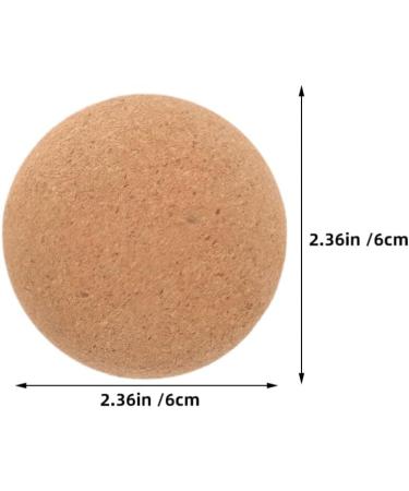 Yardwe 2 Cork Massage Balls - Wood Massage & Trigger Point Balls for Pain Relief & Yoga | International Shipping - Buy Online on GoSupps.com