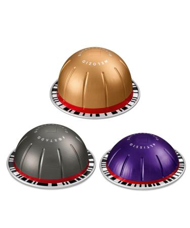 BC233 Vertuoline The Decaffeinated Assortment - Decaf Melozio Decaf Fortado & Decaf Altissio for a total capsules pods 30 Count