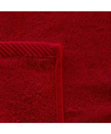 LANUDO Luxury Red Washcloth - 600g/m 100% Premium Cotton | Soft & Absorbent 30x30 cm - Buy Online on GoSupps.com