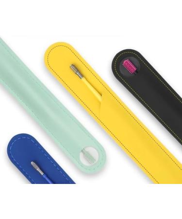 Portable Ear Cleaner Stainless Steel Ear Spoon Set Stainless Steel Ear Wax Remover Reusable Stainless Steel Ear Wax Remover Set Ear Wax Easily Removed Ideal for Personal and Home Use(Yellow 2pcs) - Buy Online on GoSupps.com