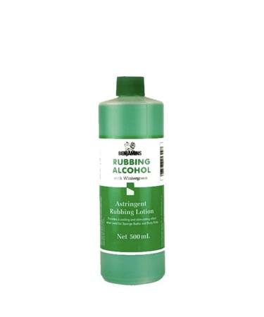 Benjamins Rubbing Alcohol With Wintergreen 500 Ml