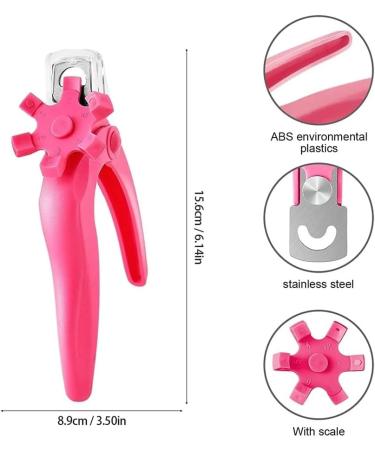 Professional U-Shaped Nail Clippers Nail Tip Trimmers Fake Nail Tips Color Trimmers Nail Clippers Nail Enhancement Tools (Color : Rose red) - Buy Online on GoSupps.com