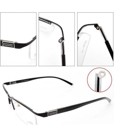 Qdragvoi Vintage Glasses Replacement Brackets - Universal Black Metal-Plastic Arms for Enhanced Durability - Buy Online on GoSupps.com