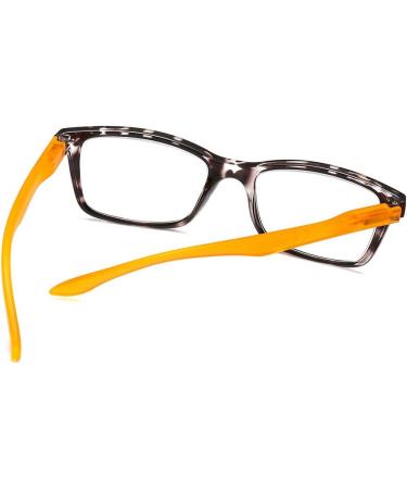 Suertree Spring Hinge Reading Glasses (3 Pack) - Visual Aid for Men & Women | 1.0x Dioptria in Black Yellow & Red - Buy Online on GoSupps.com
