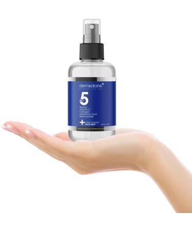 5 in 1 Anti-Aging Face Mist | Retinol Vitamin C Collagen Hyaluronic Acid & Niacinamide | Hydrates & Brightens Skin | 4 fl oz (120 ml - Buy Online on GoSupps.com