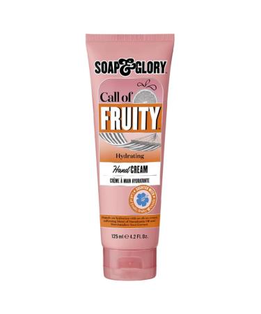 Soap & Glory Hand Food Hand Cream - Marshmallow Extract + Vitamin E Hydrating Cuticle & Hand Moisturizer - Tropical Fruit + Hibiscus Scented Hand Cream for Dry Hands (125 ml)