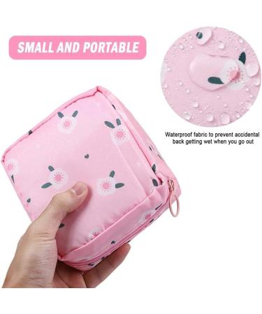 Sanitary Napkin Storage Bag 3pcs - Menstrual Cup Pouch & Cloth Portable Bags for Feminine Hygiene - Buy Online on GoSupps.com