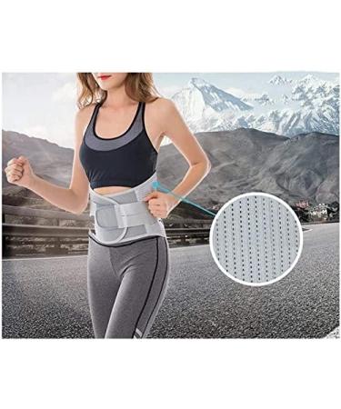 Dual Adjustable Lumbar Support Belt - Pain Relief & Injury Prevention for Sciatica | Removable Metal Spring Strips | Waist & Abdominal Support (Silver XXLarge) - Buy Online on GoSupps.com