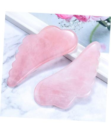 Buy NOLITOY Rose Quartz Gua Sha Wing Scraping Board | Full Body Massager & Face Tools | International Shipping - Buy Online on GoSupps.com
