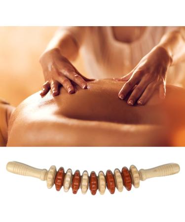 2PCs Anti Cellulite Wood Massage Tool Set | Gua Sha & Lymphatic Drainage Kit for Muscle Relaxation - Buy Online on GoSupps.com