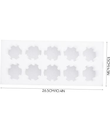 OSALADI 2 Sets 10 Egg Trays Deviled Egg Holder Egg Holder for Fridge Blank Egg Cartons Filling Shelf - Buy Online on GoSupps.com