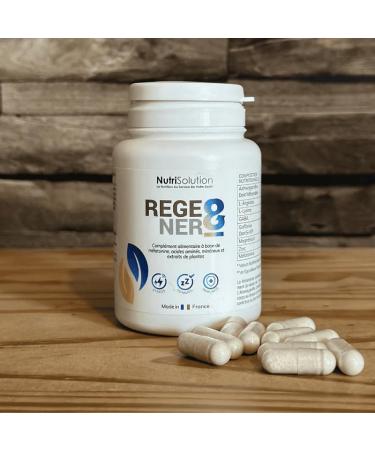 Nutrisolution - Regener8 - Compl ment Alimentaire Anti- ge pour Lutter contre le Stress et Favoriser Sommeil & Immunit - M latonine Acides Amin s Extraits de Plantes - Made in France - 90 g lules 1 - Buy Online on GoSupps.com