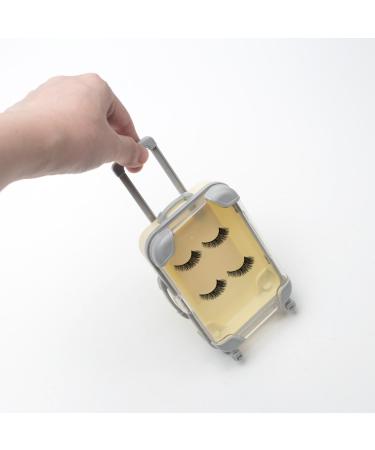 4 Pcs False Eyelashes Packaging Box - Mini Suitcase Favor Box for Travel Candy Trolley Empty Case for Women | Style A - Buy Online on GoSupps.com