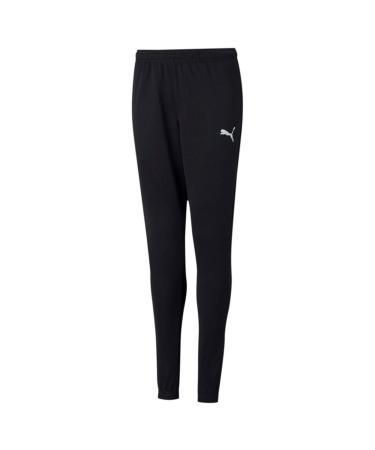 PUMA Unisex Kids Teamrise Poly Training Pants J Jogging Pants Black White 140 Solid