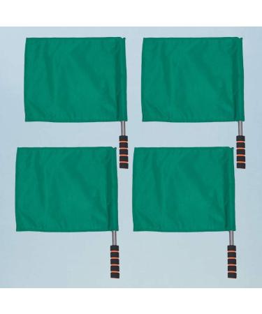 Sewroro 4pcs Sports Linesman Flags Referee Flag Set for Track and Field Events - Green - Buy Online on GoSupps.com