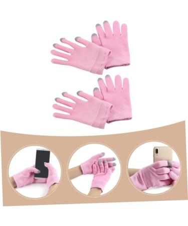 minkissy 8 Pairs Moisturizing Gloves Gels Hand Cover Essential Oil Mittens Touch Screen Gloves Gels Gloves Dry Cracked Gloves Dry Hands Touchscreen Gloves Polyester Cosmetic Miss Pink Spa - Buy Online on GoSupps.com