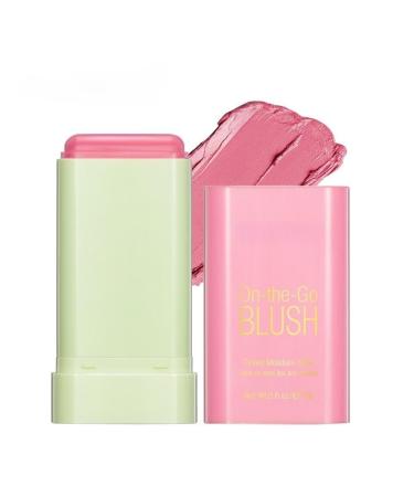 Kayswang Blush Stick 2-in-1 Cheek and Lip Tinted Moisture Stick Multi-Use Makeup Shadow Lips Cheek Blusher Creamy Makeup Long Lasting Natural Nude Makeup for All Skin (pink)