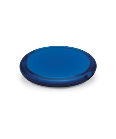 eBuyGB Cosmetic Double Sided Magnifying Compact Vanity Make Up Mirror Blue Pocket Sized