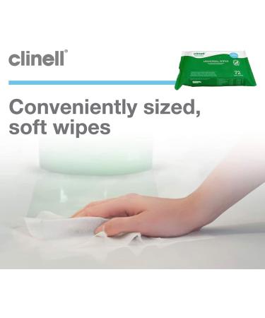 Universal Cleaning and Disinfectant Wipes for Surfaces - 72 Wipes - Multi Purpose Wipes Kills 99.99% of Germs Effective from 10 Seconds (6) - Buy Online on GoSupps.com