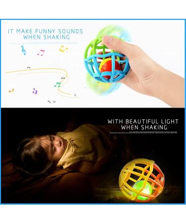 GOODWAY Soft Activity Ball: Rattle, Teether, Musical & Lights for Newborns & Toddlers - Pink - Buy Online on GoSupps.com