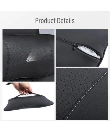  LHLUCKY 2pack Car Neck Pillow for MG 3 Hybrid+ MG3 20242025 Headrest For The Car Auto Neck Pillow Headrest Black - Buy Online on GoSupps.com