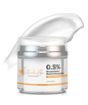 0.5% Encapsulated Retinol Cream for Face All Natural Face Cream Gentle Wrinkle Cream Skincare for Men & Women with Squalane Glycerin and Vitamin A 30 ml - ML Delicate Beauty