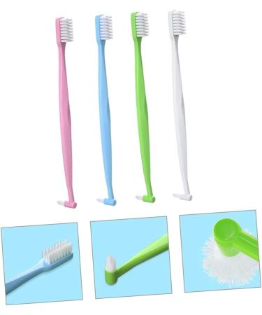 Buy Gleavi Double-Sided Travel Toothbrush Set - 4 Portable Manual Toothbrushes with Soft Bristles | Ideal Home Accessories for International Shipping - Buy Online on GoSupps.com