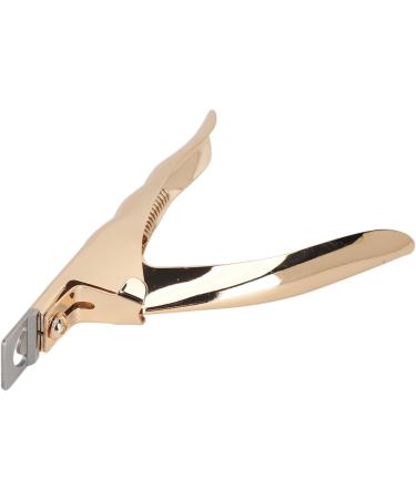 Nail Tip Cutter Nail Tip Clipper Stainless Steel for Salon (Gold) - Buy Online on GoSupps.com
