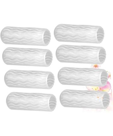 4 Pairs Healvian Toe Protectors & Sleeves - White Open Toe Tubes for Hammer Toes - Sports Set with Gel Protective Agent - Buy Online on GoSupps.com