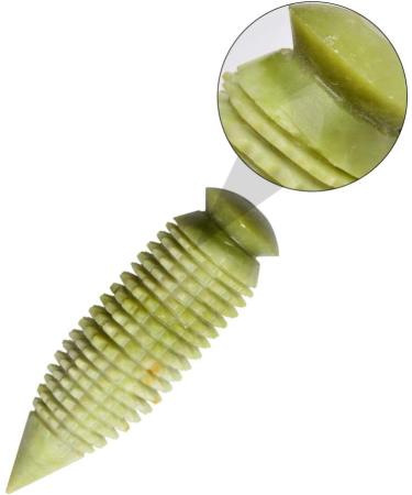 Lurrose Jade Massage Roller & Muscle Stick - Full Body Massager (Green) | International Shipping Available - Buy Online on GoSupps.com