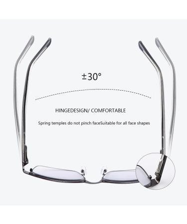 Devirld Photochrome Myopia Glasses - UV400 Anti-Blue Light Feather Hinges Black -2.5 | International Shipping - Buy Online on GoSupps.com