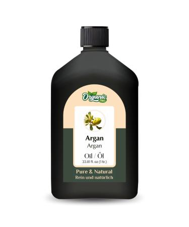 ORGANIC ZING Organic Zing Argan Oil (Argania Spinosa) | Pure and Natural Carrier Oil for Skin Care Hair Care and Massage - 1000ml