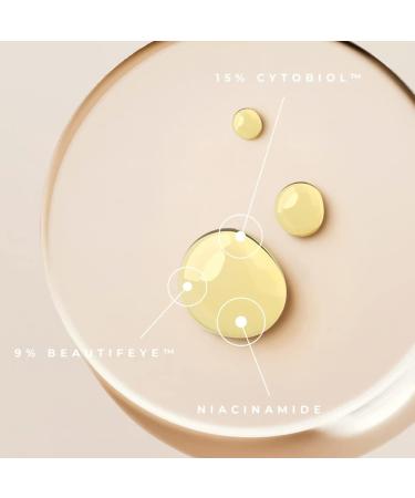 Eyes Lift Booster by BeautyMates - Vegan Eye Serum with Hyaluron & Vitamin B3 for Dark Circles Swelling & Wrinkles - 120 Applications (20ml) - Buy Online on GoSupps.com