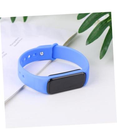 Yarnow Safety Arm Bands & Silicone Bracelet for Kids | LED Tracking Fitness Watch | Durable Boys Bracelet 23*2cm - Blue - Buy Online on GoSupps.com
