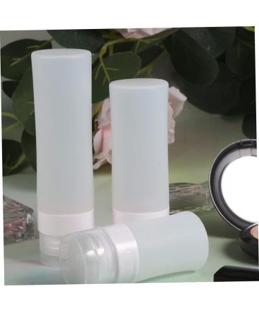 Beaupretty Travel Cosmetics Bottle Silicone Empty Bottle Cosmetics Sub Bottle Cosmetics Storage Bottle Empty Bottle Sub Simple white White Simple Sub Bottle 3.6*3.5*13.2cm+3.6*3.5*11.2cm+3.6*3.5*8.2cm White - Buy Online on GoSupps.com