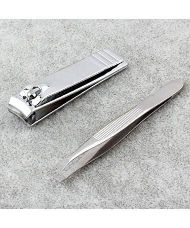 Fashion Stainless Steel Nail Clipper Cutter Trimmer Manicure Nail Art Toe Nail Clipper Manicure Beauty Tool Silver -Silver - Buy Online on GoSupps.com