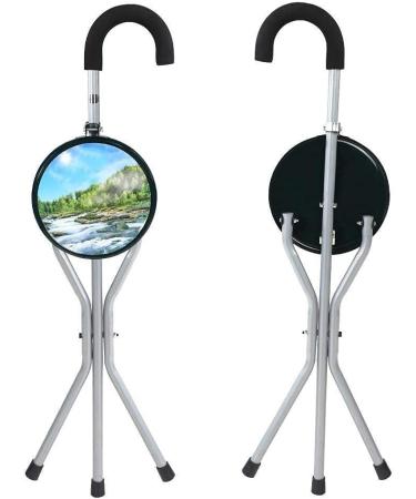 Adjustable Crutches Quad Cane Walking Stick for Men and Women - Lightweight Adjustable Staff Comfortable Hand Grip for Stability Support Family - Buy Online on GoSupps.com