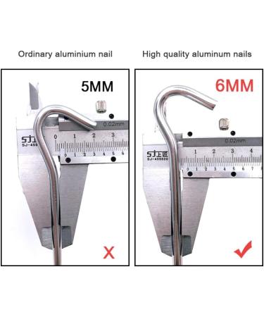 12Pcs 7 Aluminium Tent Stakes for Beach Camping - Silver 12Pack - Buy Online on GoSupps.com