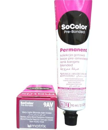  Matrix Matrix Socolor Pre-Bonded Permanent Hair Color 9av (Very Light Blonde Ash Violet 10 ml) - Buy Online on GoSupps.com