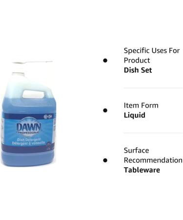 Dawn Dishwashing Detergent 1 Gallon Jug with Pump - 128 Fl Oz | Pack of 1 - Buy Online on GoSupps.com