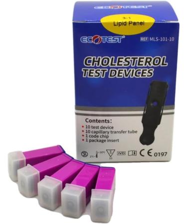 10 Ecotest Cholesterol Strips by ValueMed - Buy Online on GoSupps.com