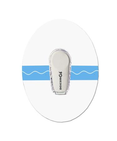 G6 Adhesive Patches Waterproof - 55 Pack Invisible Water-Resistant G6 Overpatch Transparent Stickers for G6-HECHUAN