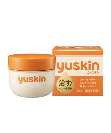 YU-SKIN-A  120g Japan s secret for dry skin relief. Deep hydrating moisturizing cream for face  hand and body. No artificial colors or fragrances. Original Set