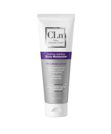 CLn Body Moisturizer - A skin protectant delivering 2% Colloidal Oatmeal Paraben-Free Dye-Free & Fragrance-Free 8 fl. oz. 8 Fl Oz (Pack of 1)