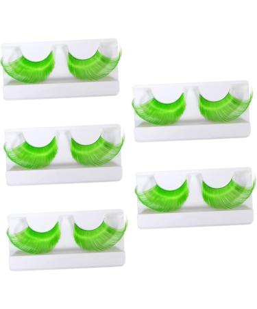 LALAFINA 2 Sets Exaggerated False Eyelashes Natural Mascara Artificial Eyelashes 5 Pairs*2 - Buy Online on GoSupps.com